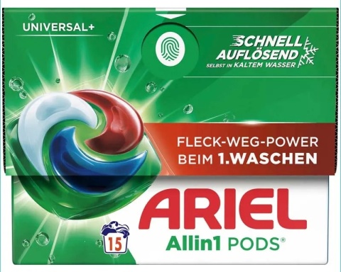 Ariel kapsułki do prania 15szt. Uniwersalny+