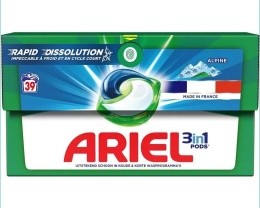 Ariel kapsułki do prania 39szt. Uniwersalny Alpine