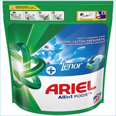 Ariel kapsułki do prania 50szt. Lenor Uniwersalny