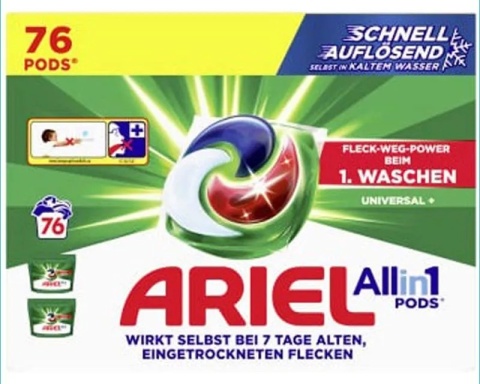 Ariel kapsułki do prania 76szt. Uniwersalny+Lenor