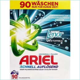 Ariel proszek do prania 4,950kg/90 Uniwersalny Lenor
