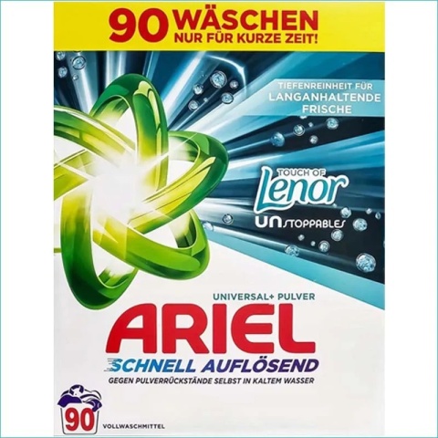 Ariel proszek do prania 4,950kg/90 Uniwersalny Lenor