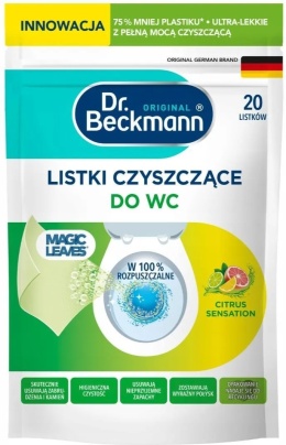 Dr. Beckmann listki żelowe do czyszczenia WC 20 szt. / Cytrusowa świeżość