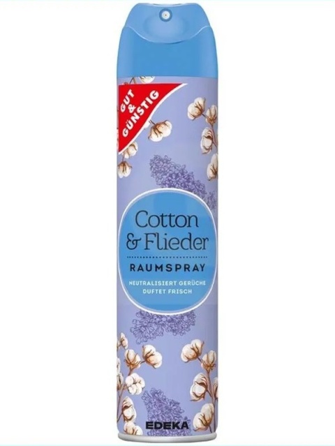 G&G ODŚWIEŻACZ SPRAY 300ml (BAWEŁNA-BEZ)