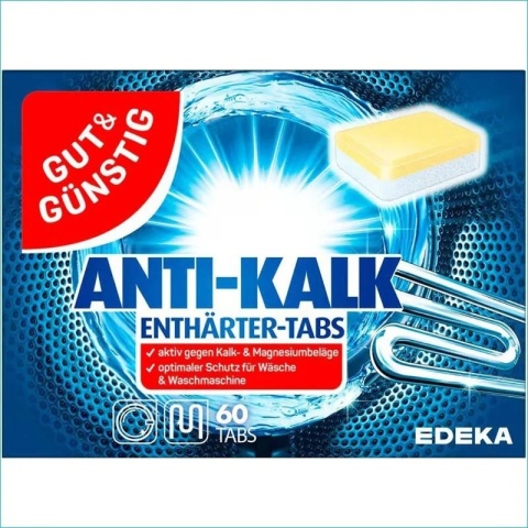 G&G tabletki odkamieniające do pralki 60tabl