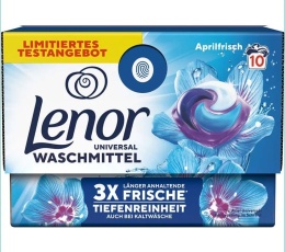 LENOR 3w1 KAPSUŁKI DO PRANIA 10szt. (WIOSENNA ŚWIEŻOŚĆ)