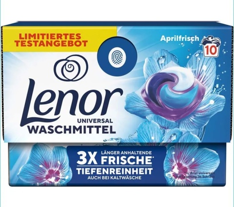 LENOR 3w1 KAPSUŁKI DO PRANIA 10szt. (WIOSENNA ŚWIEŻOŚĆ)
