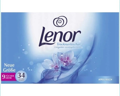 Lenor chusteczki zapachowe 34 szt. Wiosenna świeżość