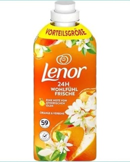 Lenor płyn do płukania 1,239 l / 59 prań – Pomarańcza i werbena