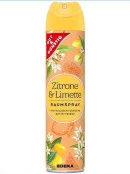 G&G ODŚWIEŻACZ SPRAY 300ml (CYTRYNOWO-LIMONKOWY)