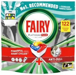 Fairy Platinum Plus kapsułki do zmywarki 122 szt. / Cytryna