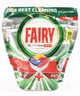 Fairy Platinum kapsułki do zmywarki 19 szt. / Cytryna