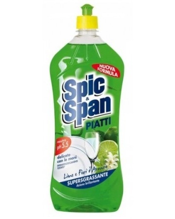 Spic & Span płyn do mycia naczyń 1 l / Limonka i kwiat pomarańczy